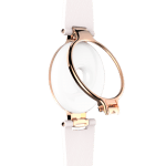 amazfit moonbeam white open clasp