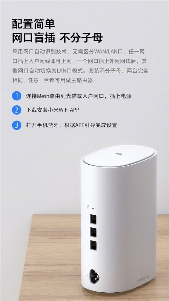 Mi Wifi Mesh Router1