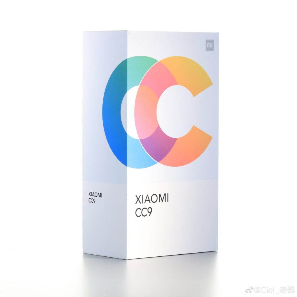 Xiaomi CC9 retail box